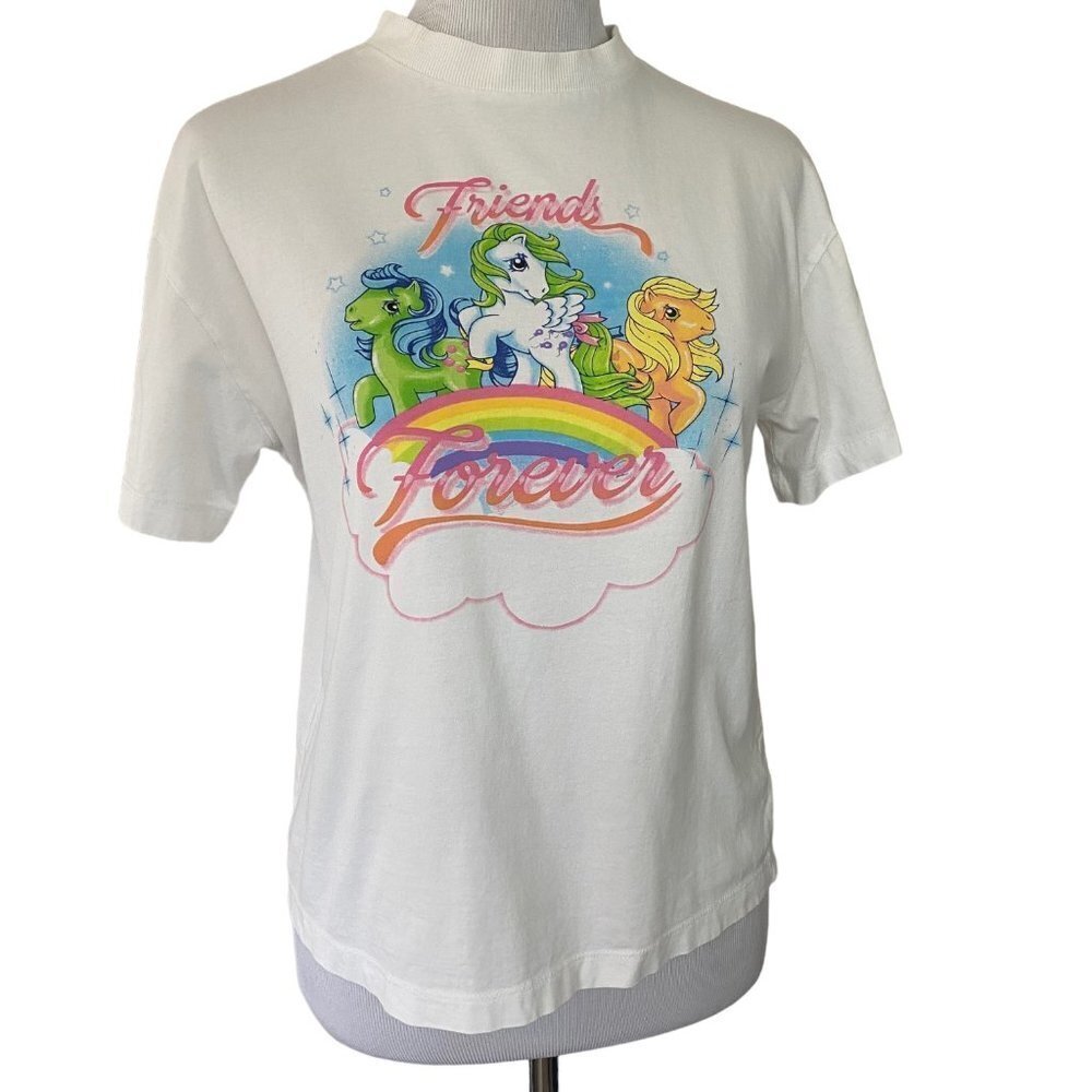 H&M Divided My Little Pony Graphic Tee Short Sleeve T-Shirt Friends Forever XS